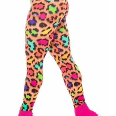 Multi Colour Leopard Print Leggings Drag Queen Werk Slay Fierce Funky Slay Stage